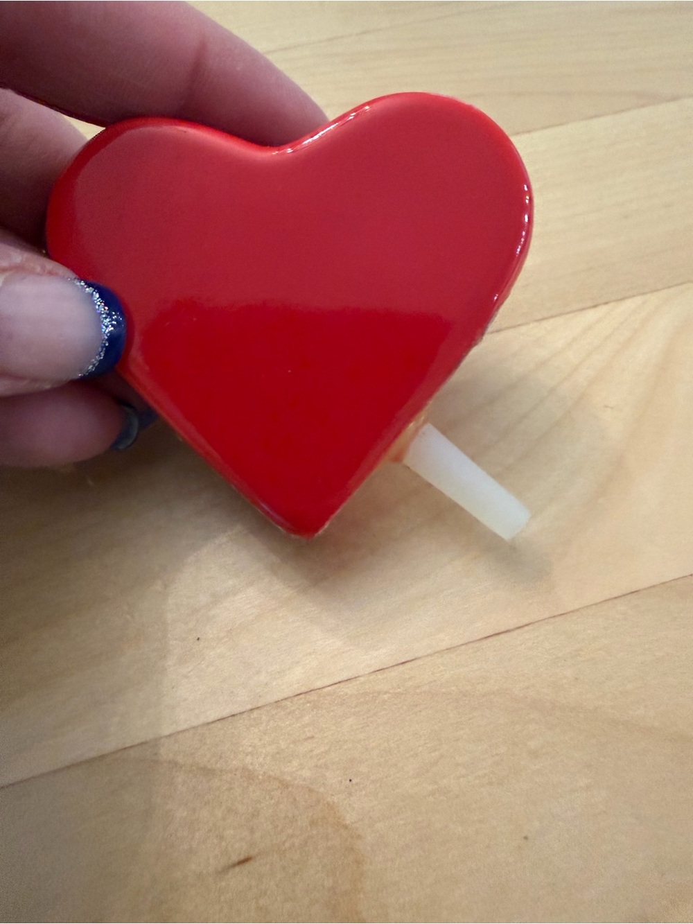 Nora Fleming Red Heart-Shaped mini